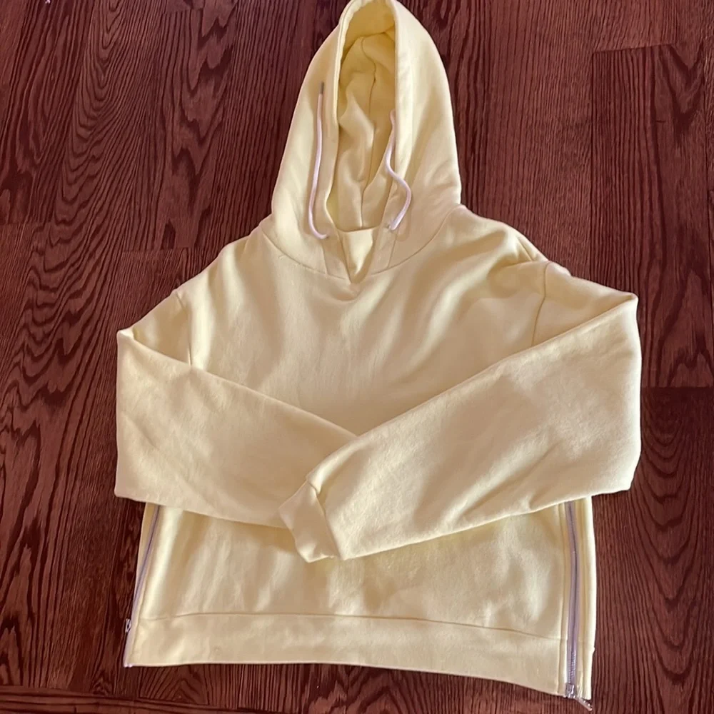 John Elliott premium French Terry oversized hoodie pullover side zips cotton XS - Picture 11 of 11